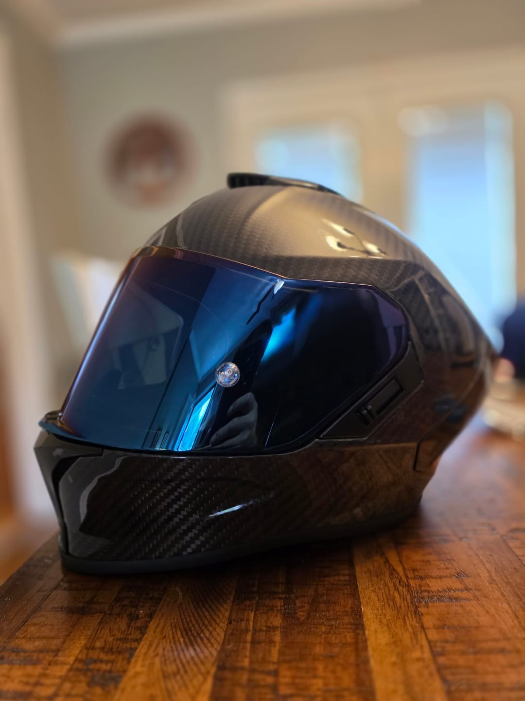 Customer photo review of D.O.T. & ECE Daytona Viper- Grey Carbon Fiber