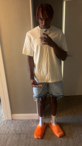 Customer photo review of Bravest x Glogang Studios Bear Claw Mule Orange