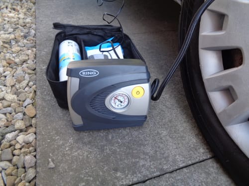 Customer photo review of Emergency Tyre Kit