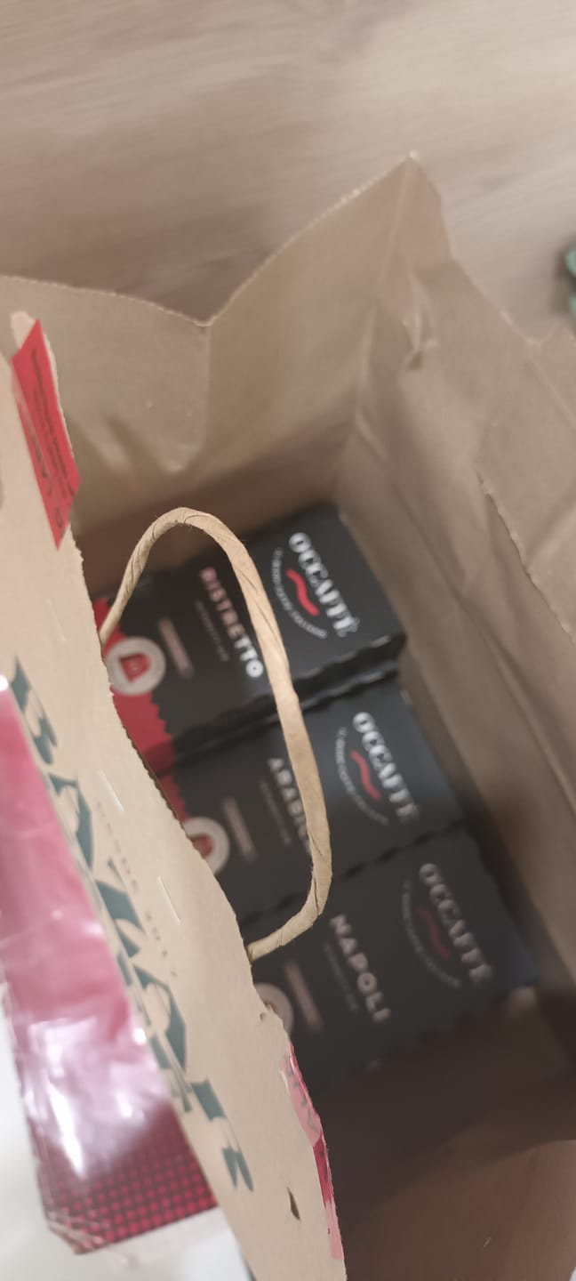 Customer photo review of Pack Occaffe 120 Cápsulas Aluminio Compatibles para Nespresso