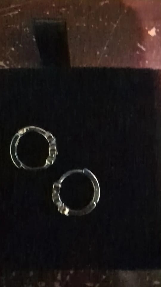 Customer photo review of HEALTH EARRINGS - magnetic therapy earrings