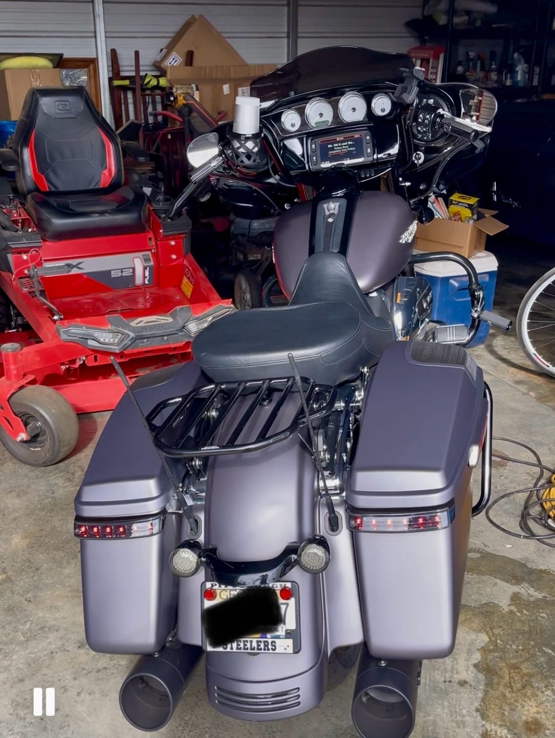 Customer photo review of 3.93" Stretched Saddlebag Bottoms For Harley Davidson 2014+ Touring