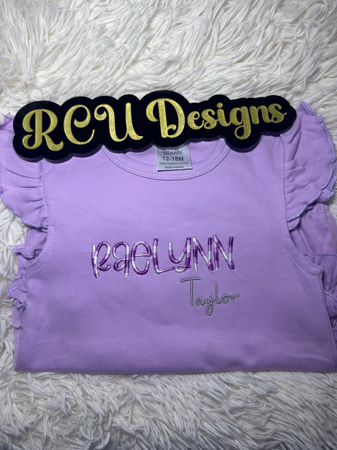 Customer photo review of Girls Ruffle Bum Bubbles
