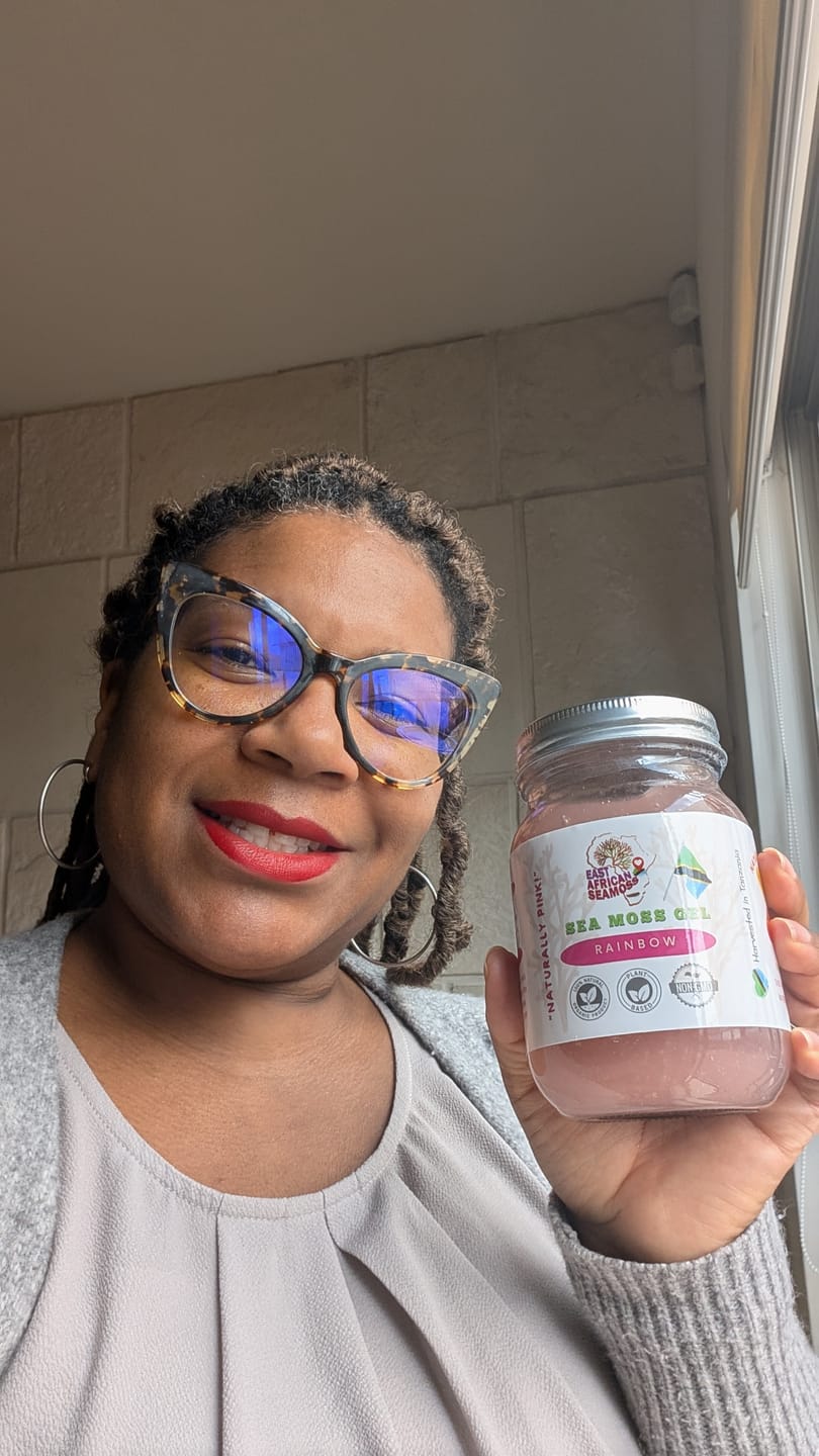 Customer photo review of RAINBOW Sea Moss Gel (unflavored)