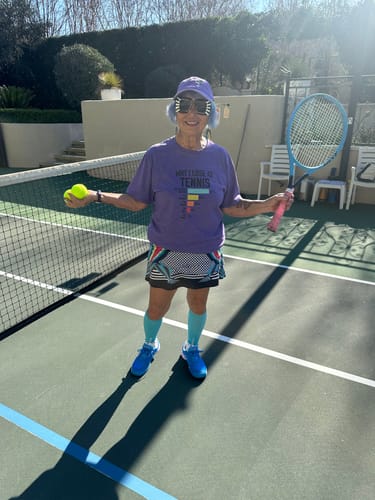 Customer photo review of Why I Lose at Tennis T-Shirt