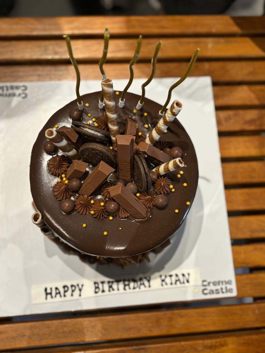 Customer photo review of Chocolate Indulgence Cake