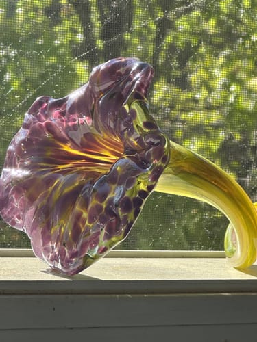 Customer photo review of Flower - Glassblowing Class
