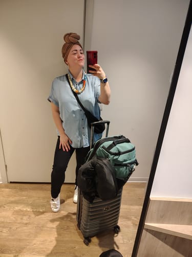 Customer photo review of Blast Quick Access 28L-38L Carry On Travel Backpack