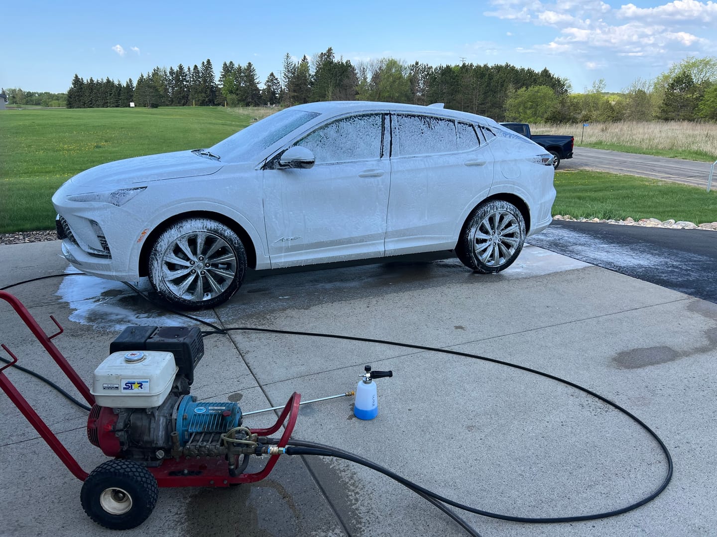 Customer photo review of 2x Foamers w/Platinum Wash & Wax Replacement (Gallons)