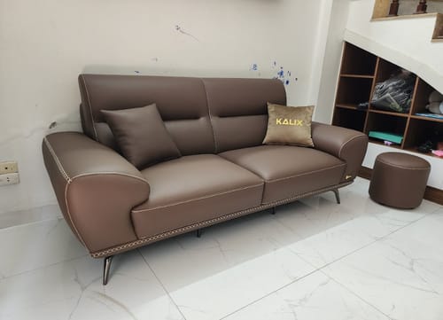 Customer photo review of Sofa văng da 3 chỗ tựa gật gù sang trọng AVIA