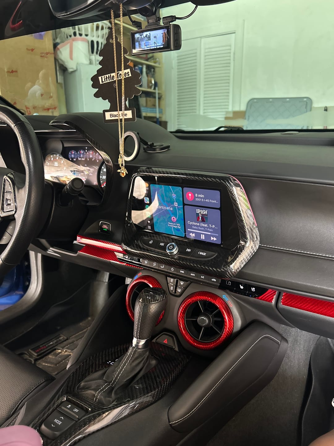 Customer photo review of 2016-2024 Camaro Carbon Fiber Center Console AC Vent Covers