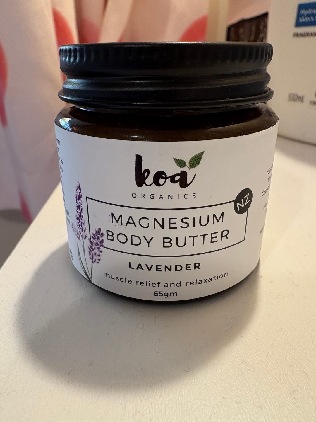 Customer photo review of Magnesium Body Butter with Lavender