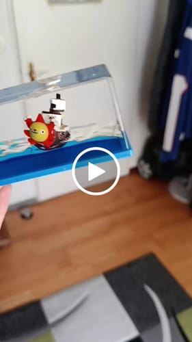 Customer video review of 3D Ship Fluid Drift Bottle - One Piece