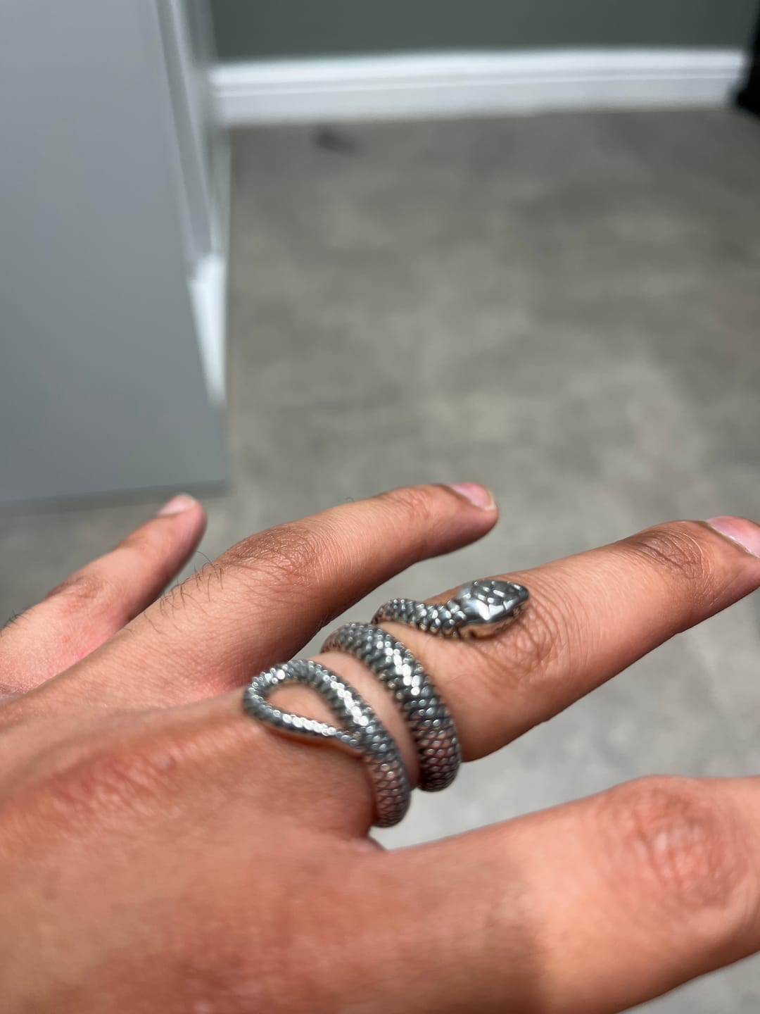 Customer photo review of SERPENT - 925 STERLING SILVER