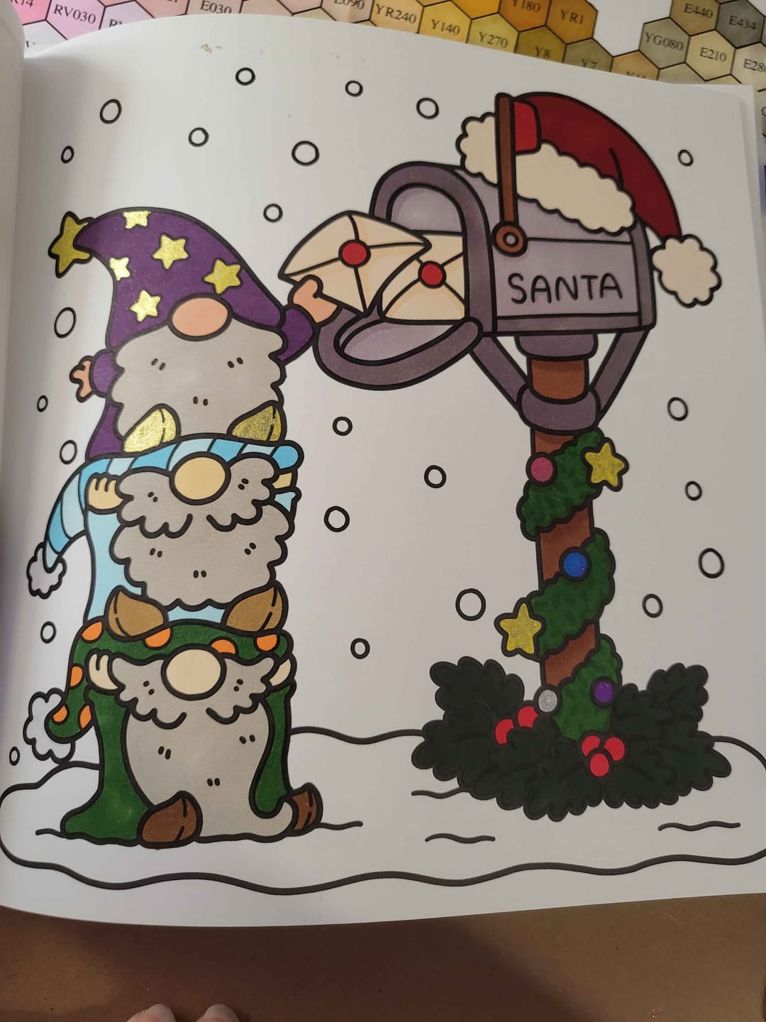 Customer photo review of Ohuhu Glitter Metallic Marker Pens (Europe Only)