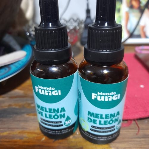 Customer photo review of Extracto Melena de León - Gotas Ultra Concentrado