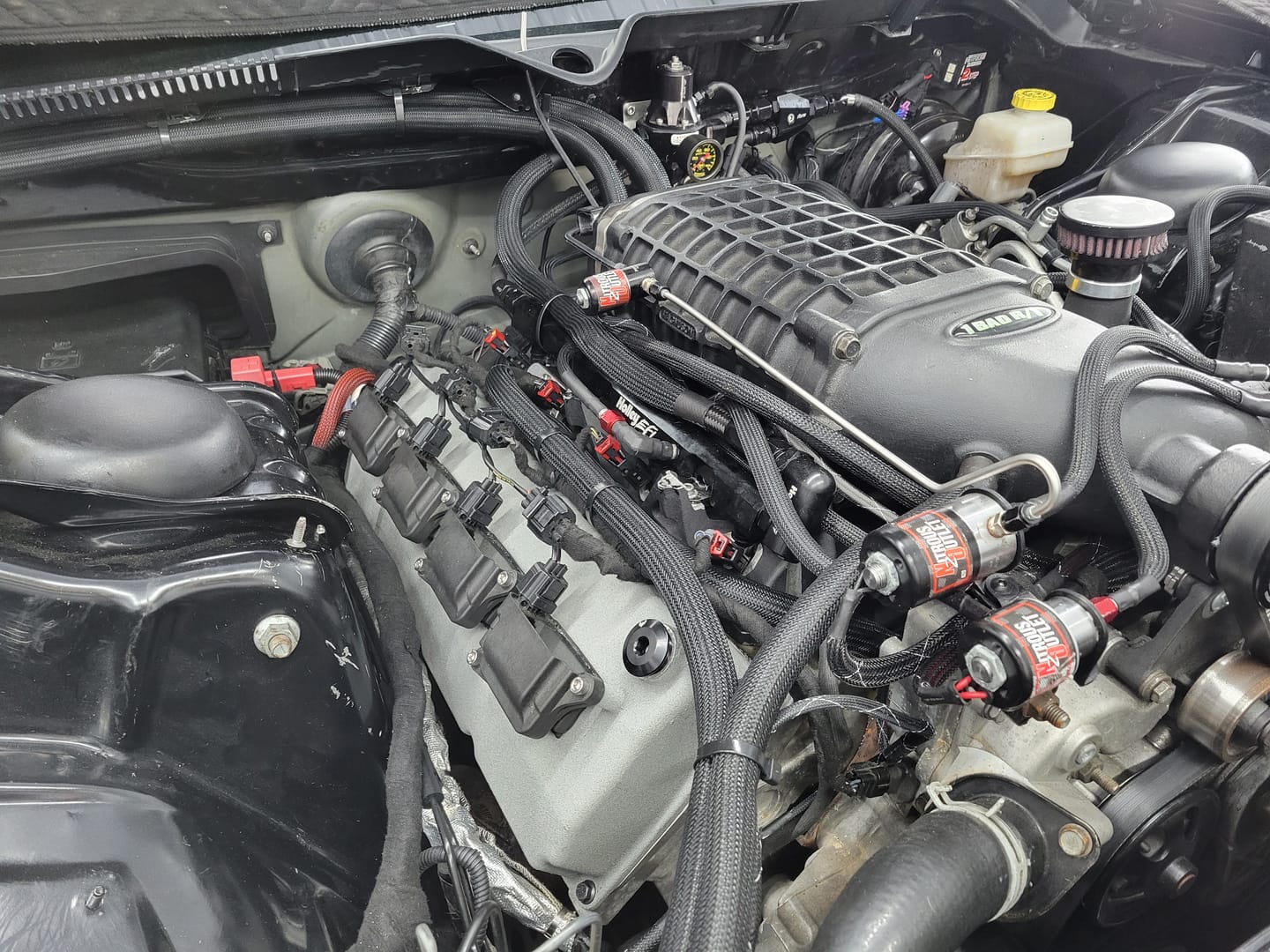 Customer photo review of Motion Valve Cover Fittings -12 ORB to -10AN (Pair) 34-11012-2