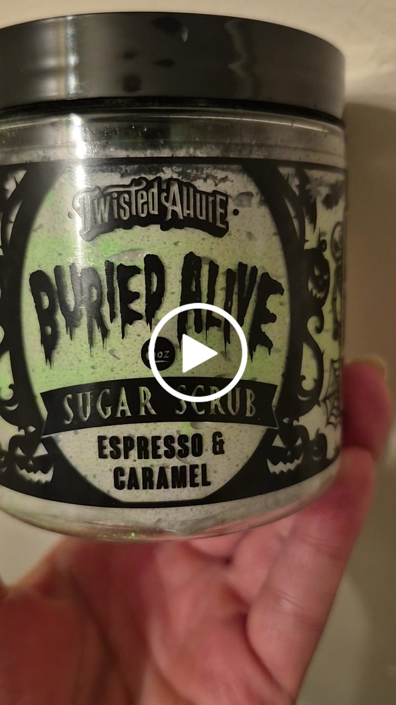 Customer video review of Buried Alive Sugar Scrub