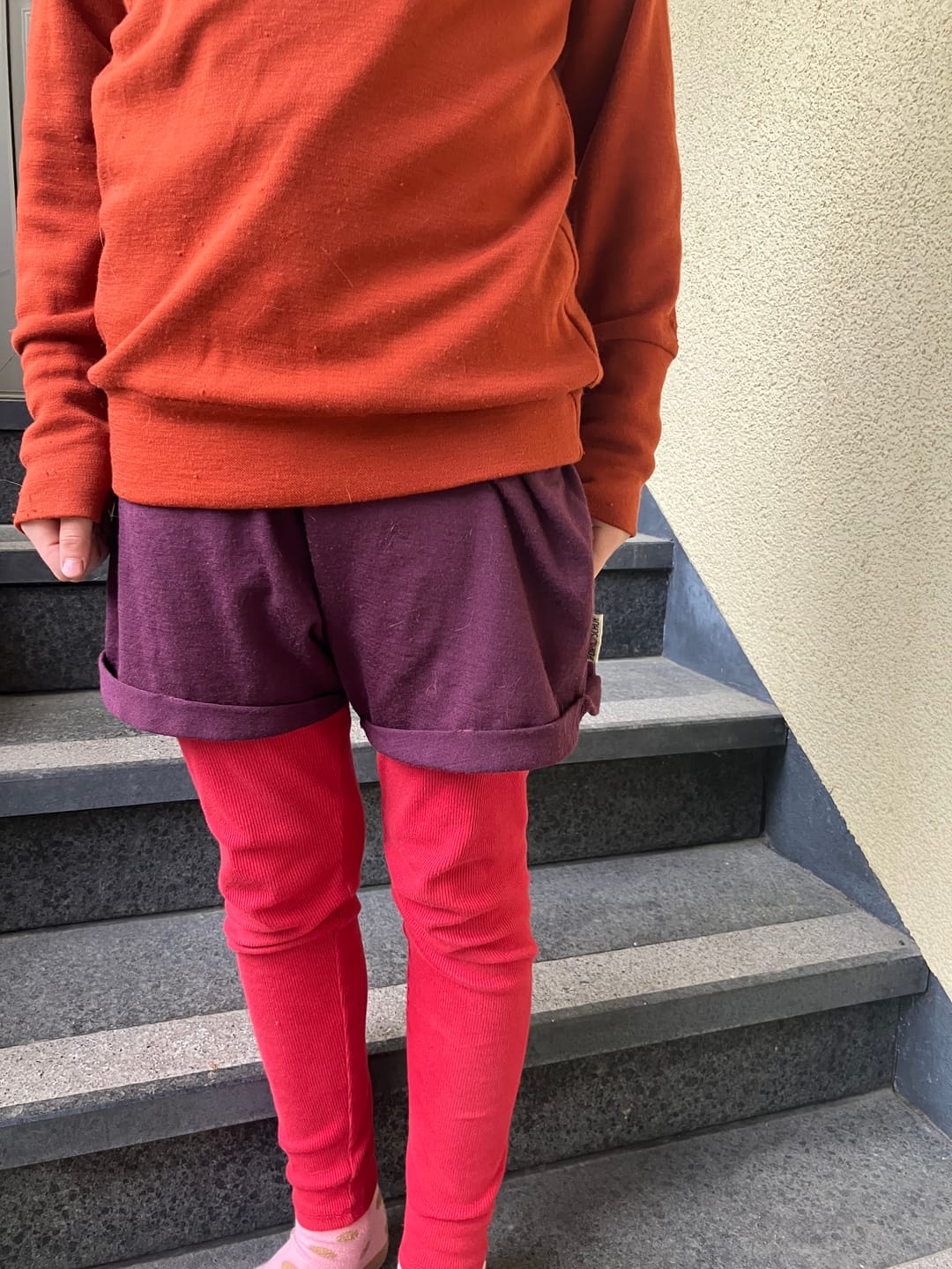 Customer photo review of Kinder Shorts Sommermerino