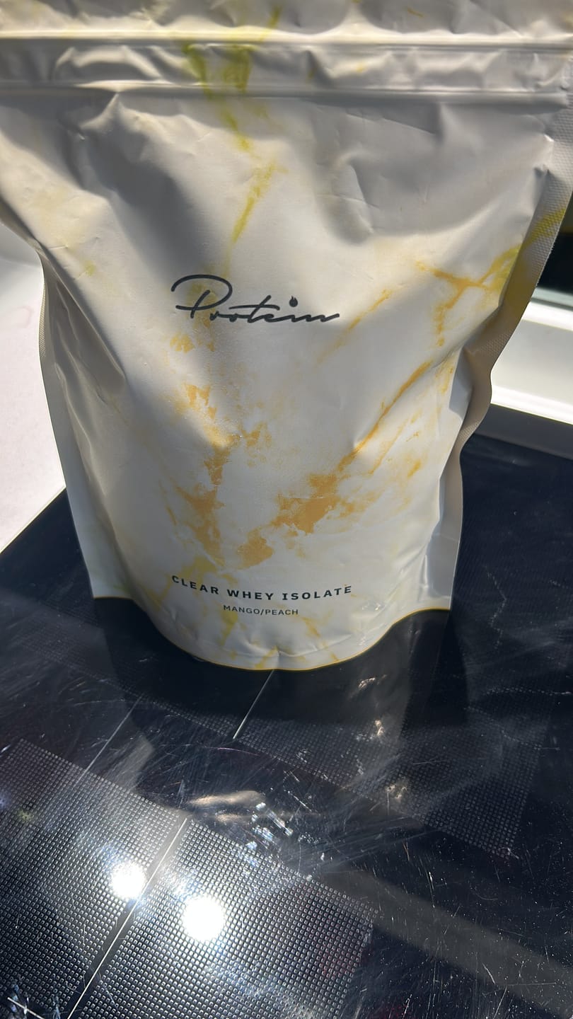 Customer photo review of Clear Whey Protein Powder | 300g