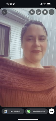 Customer photo review of SWEATER LINA CAFÉ