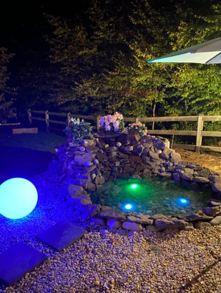 Customer photo review of GardenMate™ - Spherical Garden Light