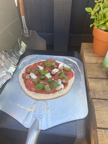 Customer photo review of Sourdough Pizza Dough Balls