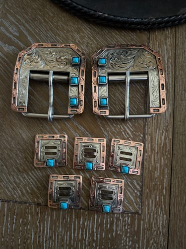 Customer photo review of Buckstitch Conchos
