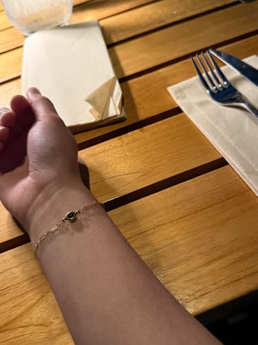 Customer photo review of Permanent jewelry gold filled