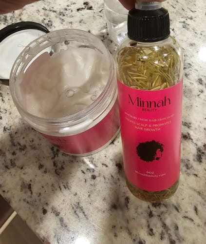 Customer photo review of Hair Growth Bundle