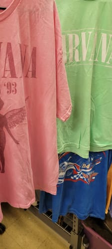Customer photo review of Modern Band Tees Wholesale – Iconic Looks, Easy Flips