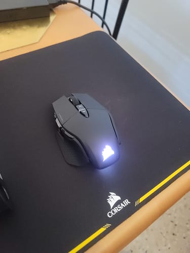 Customer photo review of CORSAIR M65 RGB Ultra Wireless Tunable FPS Gaming Mouse Boy Gift