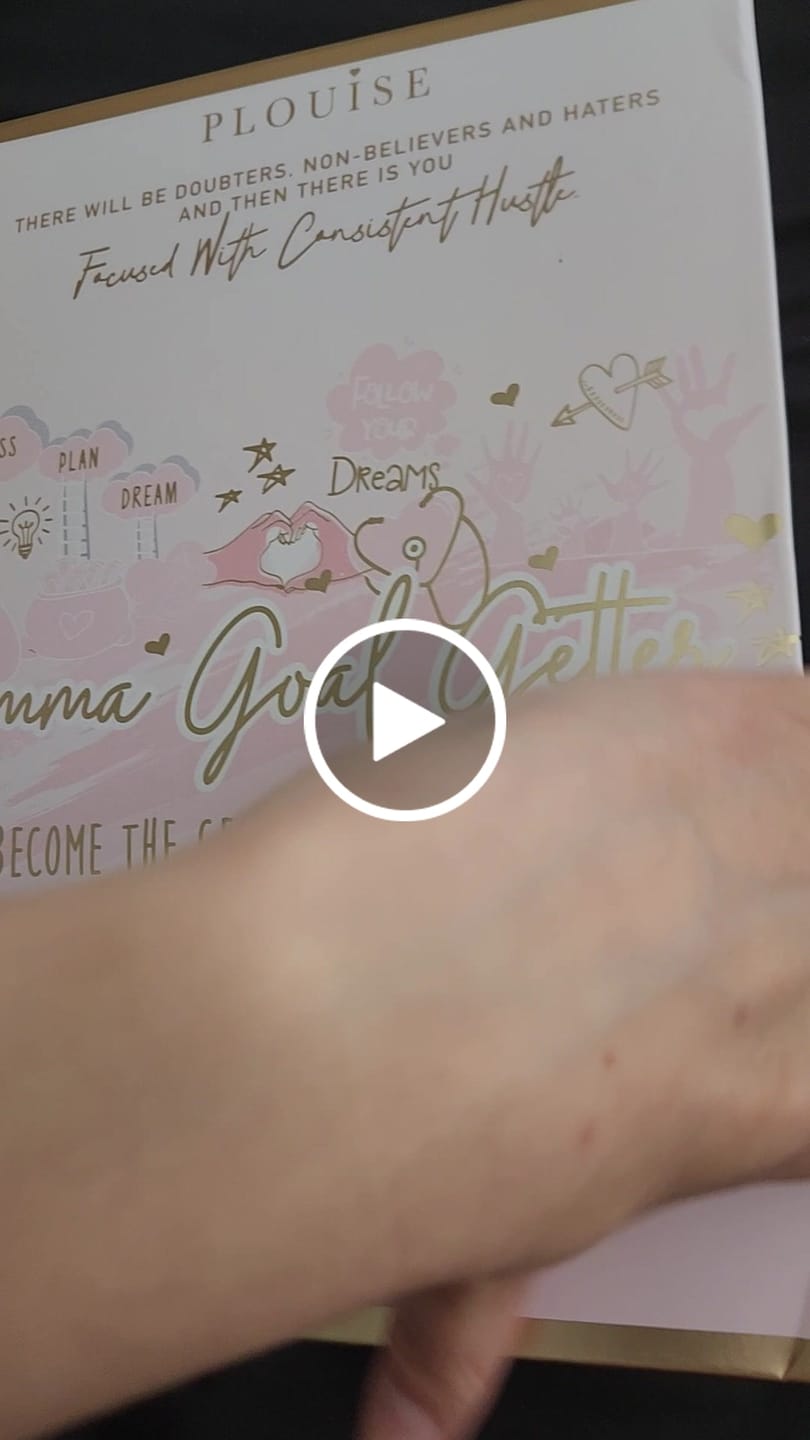 Customer video review of P. Louise Imma Goal Getter Inspirational Diary