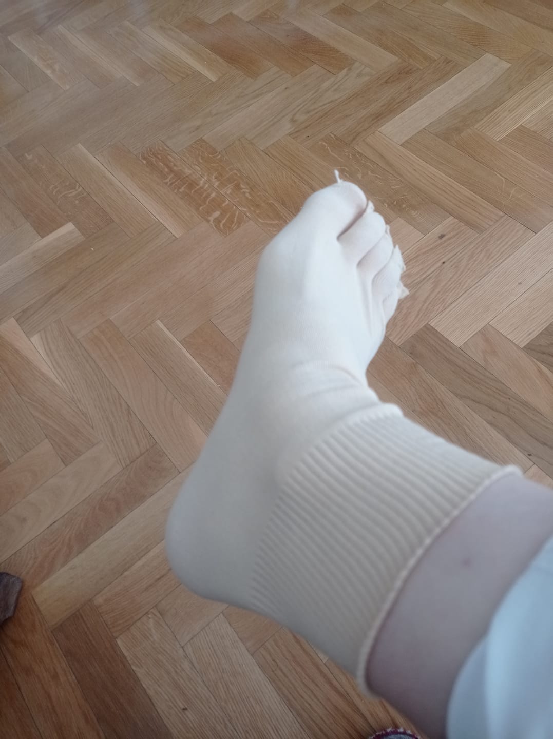 Customer photo review of Medias 5 dedos- Cortas