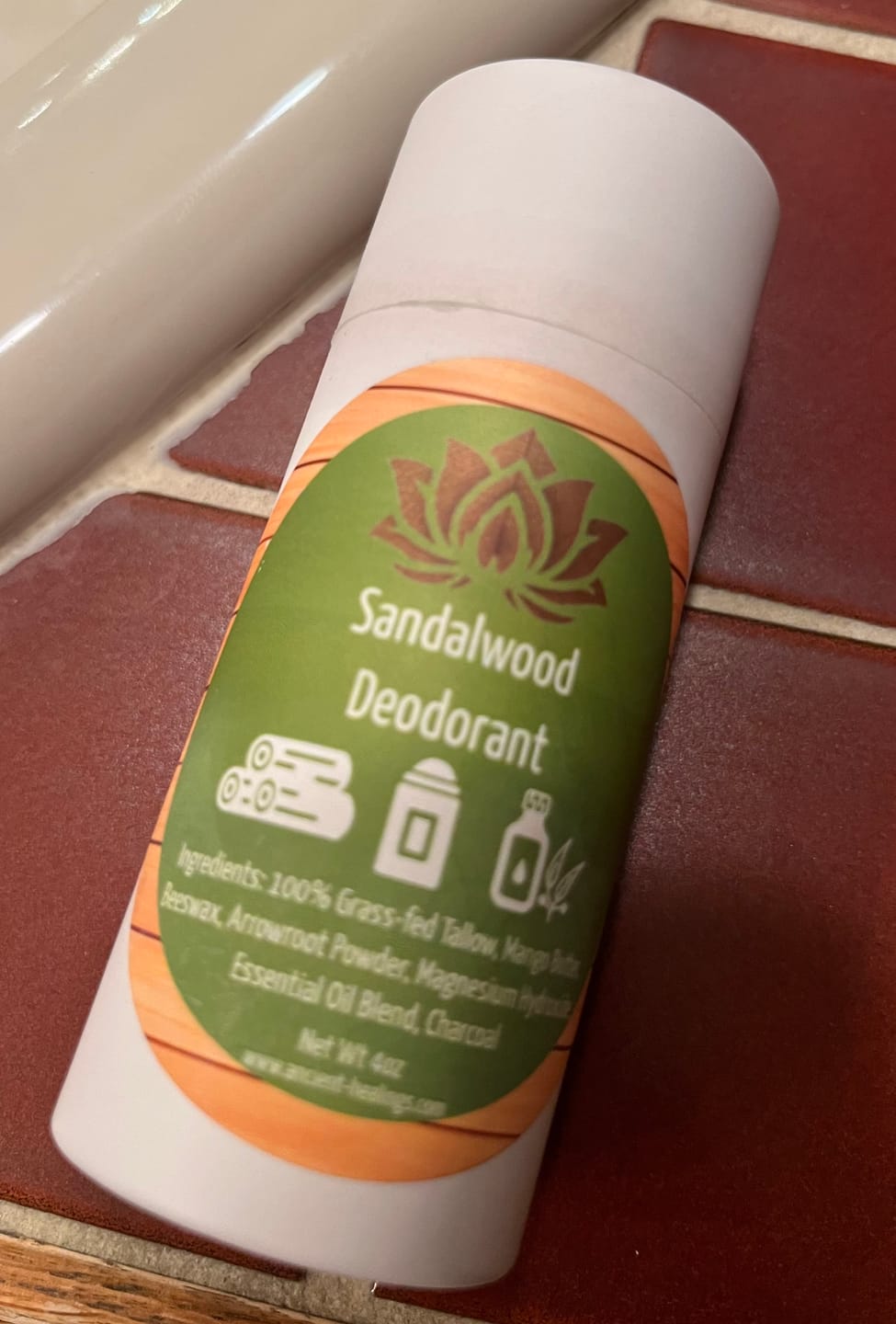 Customer photo review of Tallow Deodorant