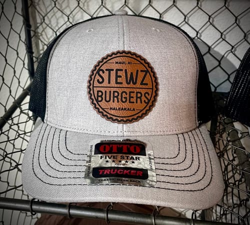 Customer photo review of [12 Pack] 112 Style Leather Patch Trucker Hats
