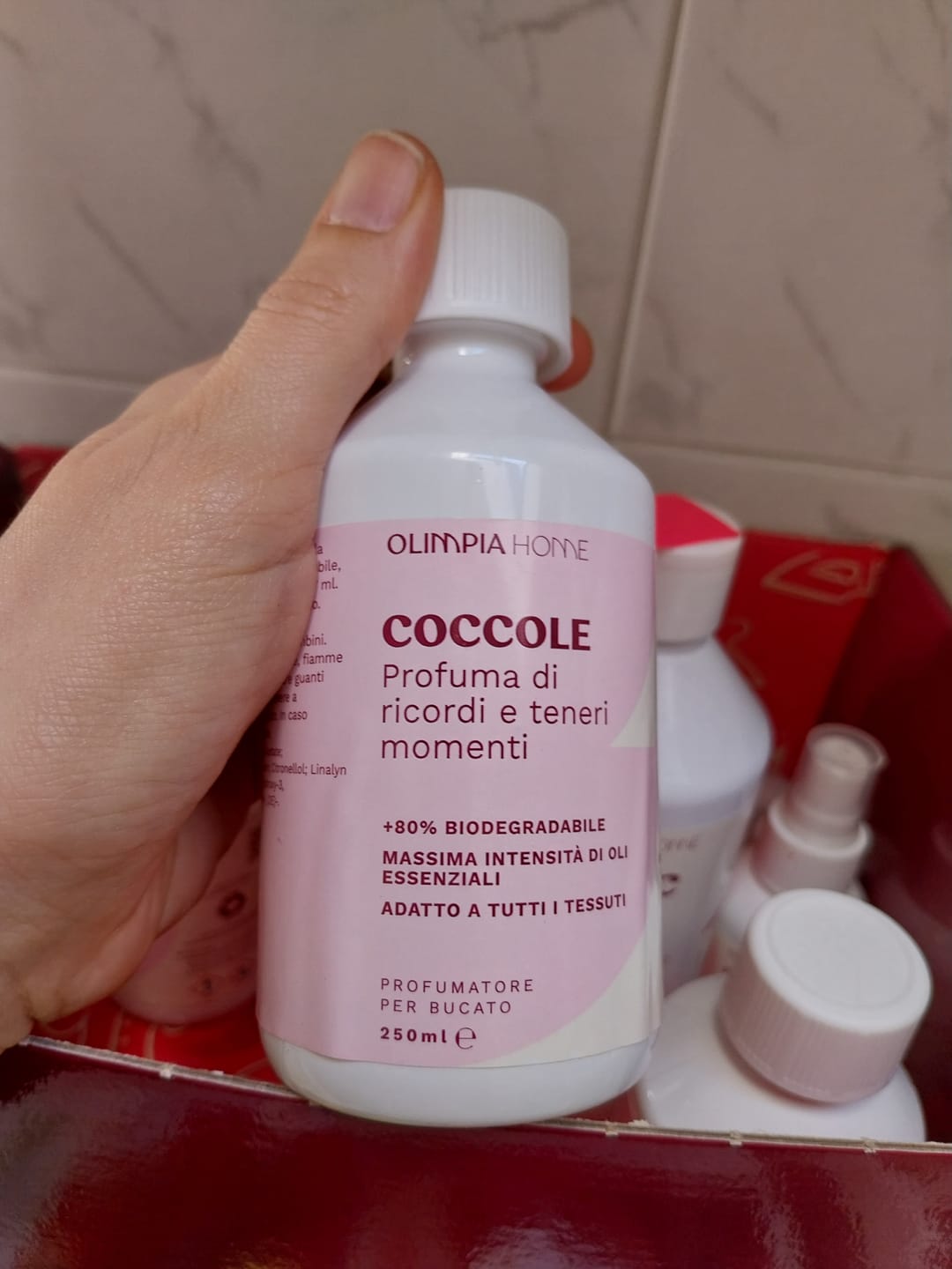 Customer photo review of Coccole - Profuma di Ricordi e Teneri Momenti