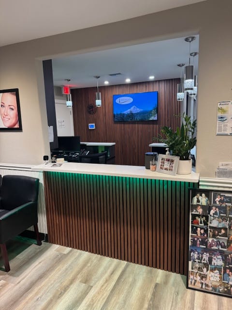 Customer photo review of Natural Walnut Acoustic Slat Panels