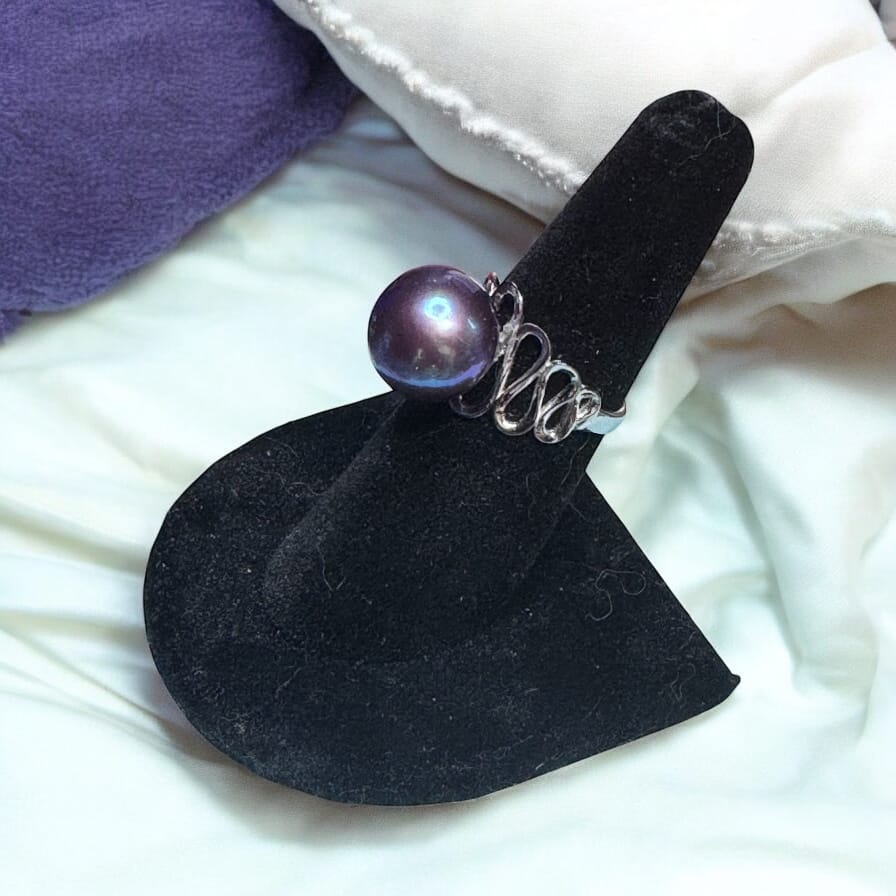 Customer photo review of DIY Mount Adjustable Ring - 925 Sterling Silver Forever