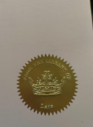 Customer photo review of Custom Book Embosser