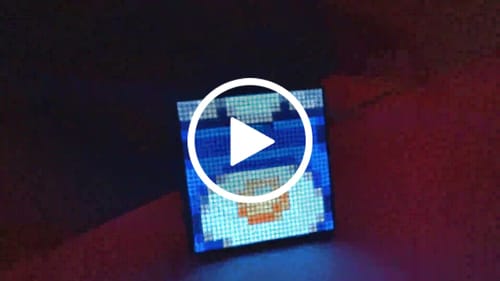 Customer video review of Divoom Pixoo-Max WiFi Pixel Art 32x32 LED Display Girl & Boy Gift