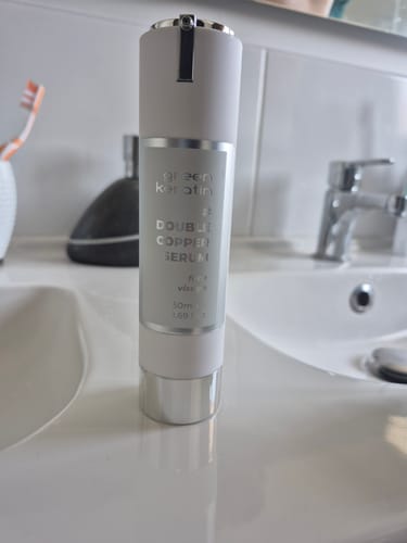 Customer photo review of DOUBLE COPPER Sérum pour le visage