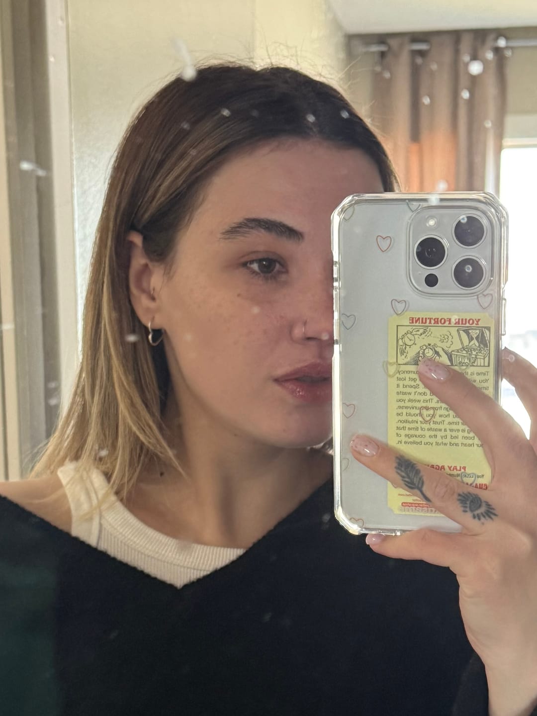 Customer photo review of Love Wins Clear Case