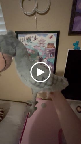 Customer video review of Shoebill Stork Bird Soft Stuffed Plush Toy
