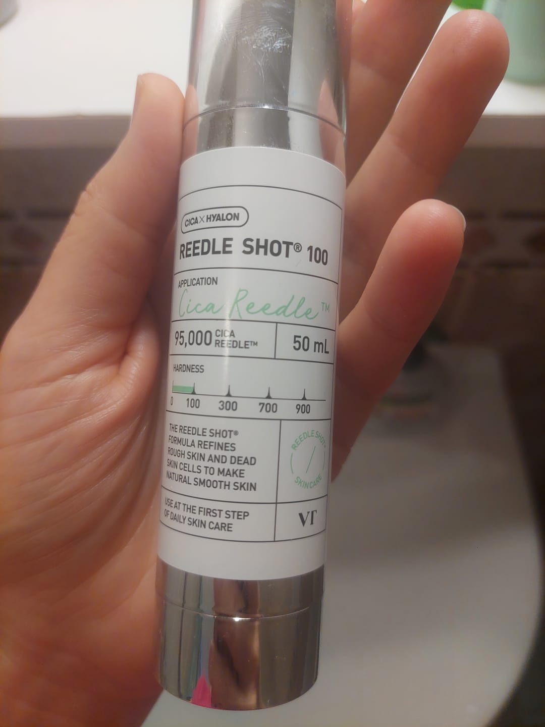 Customer photo review of Serums-būsteris ar mikroadatām VT Cosmetics Reedle Shot 100