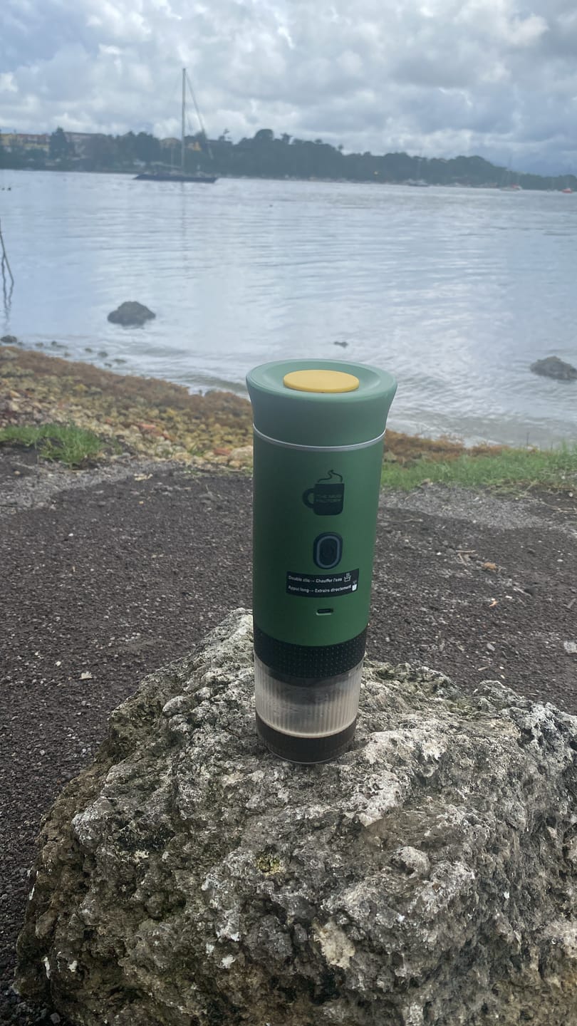 Customer photo review of Expresso Bottle - cafetières machines à expresso portable