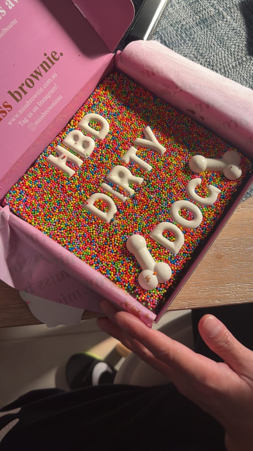 Customer photo review of Mini Custom D!ck Brownie