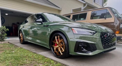 Customer photo review of CUSTOM 2 PIECE FORGED WHEELS: RV-DR08