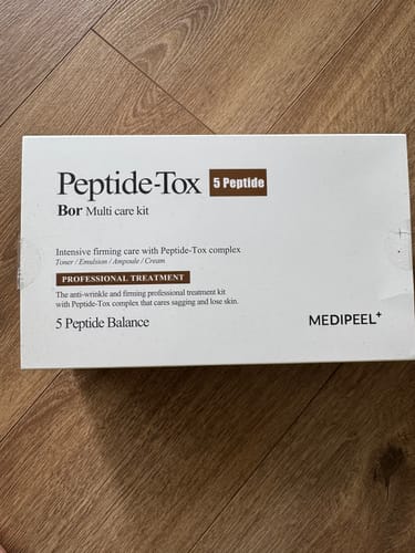 Customer photo review of MEDI-PEEL Peptide Tox Bor Multi Care Kit rinkinys