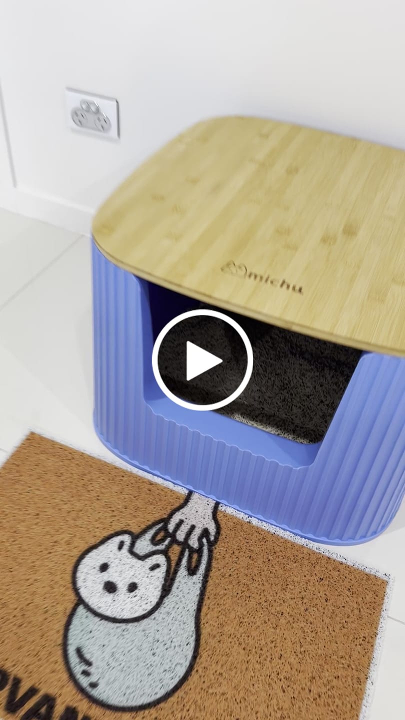 Customer video review of Michu XXL BoBa Deluxe Cat Litter Box - Spacious Design